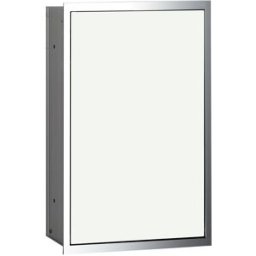 Emco Asis collecteur de déchets module 300 973227830 chrome / optiwhite, modèle encastré