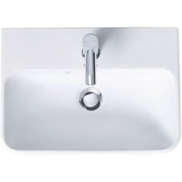 Duravit Me by Starck vasque 2335603200 60 x 46 cm, blanc mat, avec trou pour robinetterie, avec trop-plein, avec plage de robinetterie