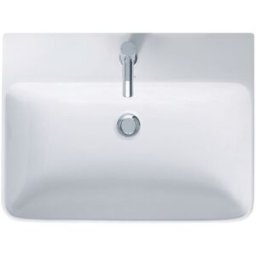 Duravit Me by Starck vasque 23356532001 65 x 49 cm, blanc mat, WonderGliss, avec trou pour robinet, avec trop-plein, avec banc pour robinet