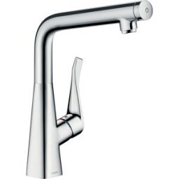 Hansgrohe Metris Select 320 mélangeur de cuisine 14883000 chrome, bec pivotant