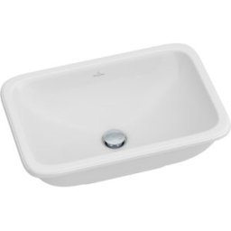 Villeroy und Boch Vasque à encastrer Villeroy et Boch LOOP & FRIENDS 614500R1 60 x 40,5 cm, blanc C-plus, sans plage de robinetterie, avec trop-plein