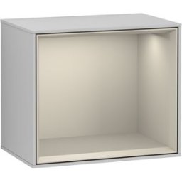 Villeroy und Boch Villeroy et Boch module d' Finion F580HHGJ 41.8x35.6x27cm, étagère Sand mat, gris clair mat