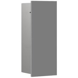 Emco Asis Pure module de brosse WC à encastrer 975551505 170x435mm, arrêt à droite, gris diamant