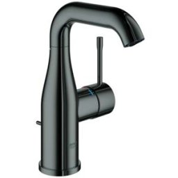 Grohe Essence mitigeur lavabo 24173A01 1/2", taille M, avec garniture de vidage , graphite dur