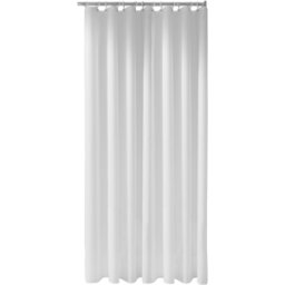 rideau de douche Keuco Plan uni 14943000110 140 x 180 cm, 8 œillets, blanc