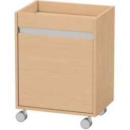 Duravit Ketho roll conteneur KT2530L3030 50x36x67cm, porte gauche, Eiche natur