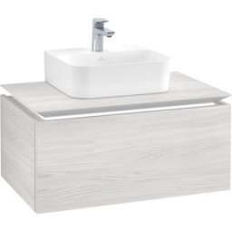 Villeroy und Boch Villeroy & Boch Legato Villeroy & Boch B733L0E8 80x38x50cm, avec éclairage LED, White Wood