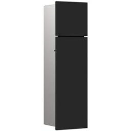 Emco Asis Pure module WC encastré 975551403 170x600mm, butée à droite, noir mat