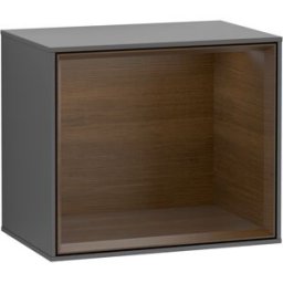 Villeroy und Boch Villeroy et Boch module d' Finion G590GNGK 41.8x35.6cm, station de charge, Emotion, étagère Walnut Veneer , anthracite mat
