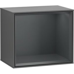 Villeroy und Boch Villeroy et Boch module d' Finion F590HGGK 41.8x35.6x27cm, station de charge, étagère Midnight Blue , anthracite mat
