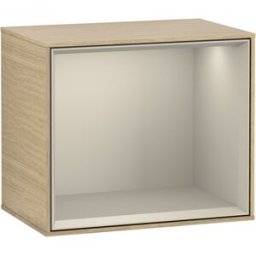 Villeroy und Boch Villeroy et Boch module d' Finion F590HHPC 41.8x35.6x27cm, station de charge, étagère Sand matt, Oak Veneer