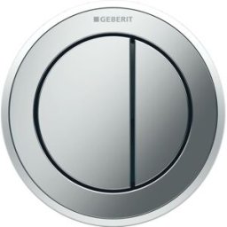 Geberit WC control Typ 10 116057KH1 pneumatique, double chasse, Meuble salle de bain , plastique, chromé brillant / chromé mat