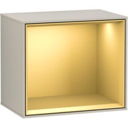 Villeroy und Boch Villeroy et Boch module d' Finion G590HFHH 41.8x35.6cm, station de charge, emotion, étagère or mat, Sand Matt Lacquer