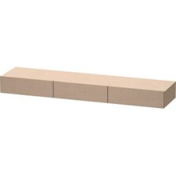 Duravit DuraStyle étagère tiroir DS827307575 180 x 44 cm, 3 tiroirs, lin, avec support console