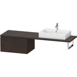 Duravit L-Cube meuble bas LC585406969 72 x 54,7 cm, noyer brossé, pour console, 2000 coulissant