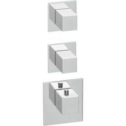 Herzbach Logic XL Herzbach Universal module thermostat Universal , 3 Universal carrés Universal chrome