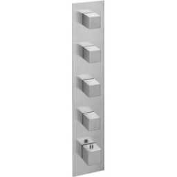 Herzbach Logic XL Herzbach Universal module thermostat Universal , tableau de bord carré, Inox brossé
