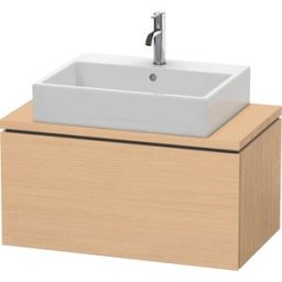 Duravit L-Cube meuble sous-vasque LC580203030 82 x 47,7 cm, Eiche natur , pour console, 2000 coulissant