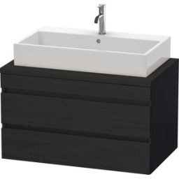 Duravit DuraStyle meuble sous-vasque DS531801616 90 x 54,8 cm, Eiche schwarz , pour console, 2 tiroirs