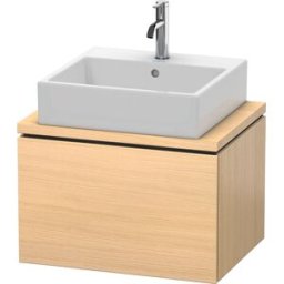 L-Cube Duravit vasque LC580007171 62 x 47,7 cm, chêne méditerranéen, pour console, coulissant 2000