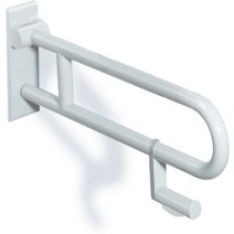 Hewi 801 WC mise à niveau support de WC match1 801.50.01098 frein à rouleau intégré, blanc de sécurité