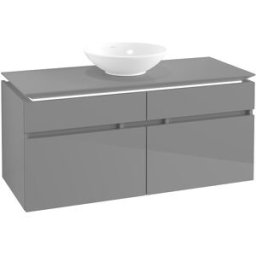 Villeroy und Boch Villeroy & Boch Legato Villeroy & Boch B610L0FP 120x55x50cm, avec éclairage LED, Glossy Grey