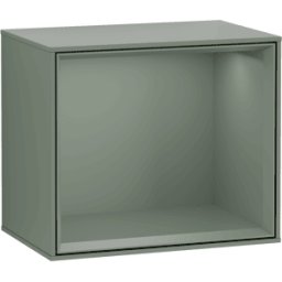 Villeroy und Boch Villeroy et Boch module Finion F580GMGM 41.8x35.6x27cm, étagère olive mat, Olive Matt Lacquer