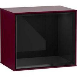 Villeroy und Boch Villeroy et Boch module d' Finion F590PHHB 41.8x35.6x27cm, station de charge, étagère Glossy Black, Peony Matt