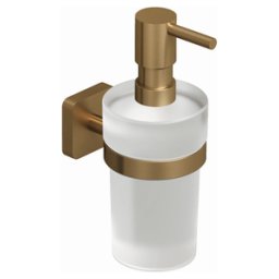 Kludi VELA S distributeur de savon en verre 25976N1 Bronze brossé