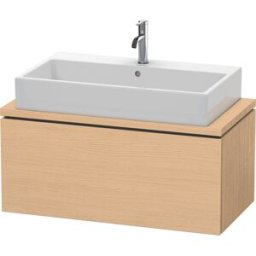 Duravit L-Cube meuble sous-vasque LC580303030 92 x 47,7 cm, Eiche natur , pour console, 2000 coulissant