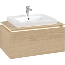 Villeroy und Boch Villeroy & Boch Legato Villeroy & Boch B678L0VJ 80x38x50cm, avec éclairage LED, Nordic Oak