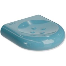 Hewi 477 porte-savon 477.02.10055 bleu aqua, 97mm, avec boutons