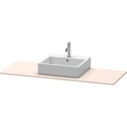 Duravit console XSquare XS060GM9191 140x55cm, avec découpe 2000 , centre, Taupe
