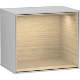 Villeroy und Boch Villeroy et Boch module d' Finion F580PCGJ 41.8x35.6x27cm, étagère Oak Veneer , gris clair mat