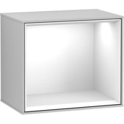 Villeroy und Boch Villeroy et Boch module d' Finion G590GFGJ 41.8x35.6cm, station de charge, Emotion, étagère Glossy White , gris clair mat