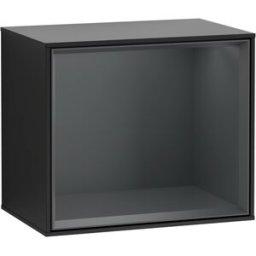 Villeroy und Boch Villeroy et Boch module d' Finion F590HGPD 41.8x35.6x27cm, station de charge, étagère Midnight Blue , laqué noir mat