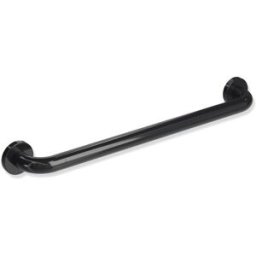 Hewi 477 Badetuchhalter 477.30.31090 800 mm, noir de jais, insert en acier