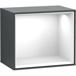 Villeroy und Boch Villeroy et Boch module d' Finion G580GFHG 41.8x35.6x27cm, Emotion, étagère Glossy White , Midnight Blue Matt Lacquer