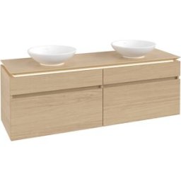 Villeroy und Boch Villeroy & Boch Legato Villeroy & Boch B600L0VJ 160x55x50cm, avec éclairage LED, Nordic Oak