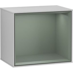 Villeroy und Boch Villeroy et Boch module d' Finion G580GMGJ 41.8x35.6x27cm, Emotion, étagère Olive Matt, Gris clair mat