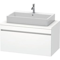 Duravit DuraStyle vasque DS531401818 100 x 54,8 cm, blanc mat, pour console, 2000 coulissant