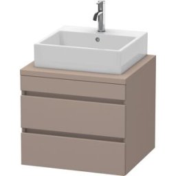 Duravit DuraStyle vasque DS531504343 60 x 54,8 cm, basalte mat, pour console, 2 tiroirs