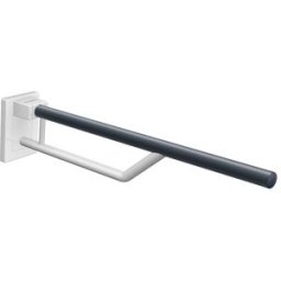 Hewi Duo rail support Hewi 950.50.1219192 projection 700mm, mobile, couvercle blanc de sécurité, gris anthracite