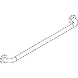 Hewi 801 poignée de bain 801.36.16098 800 mm, blanc de sécurité