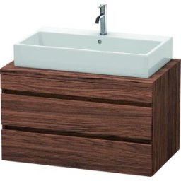 Duravit DuraStyle vasque DS531802121 90 x 54,8 cm, noyer foncé, pour console, 2 tiroirs
