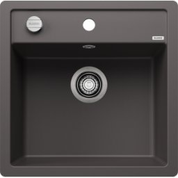 Blanco évier 518849 50,5x50cm, PuraDur gris roche, avec télécommande de vidange