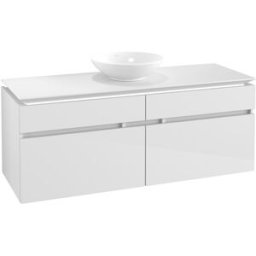 Villeroy und Boch Villeroy & Boch Legato Villeroy & Boch B612L0DH 140x55x50cm, avec éclairage LED, Glossy White