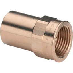 Viega Pièce d'insertion Sanpress 120917 22 mm x Rp 2000 / 2, bronze à canon ou bronze au silicium, embout mâle