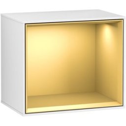 Villeroy und Boch Villeroy et Boch module d' Finion F580HFGF 41.8x35.6x27cm, étagère or mat, laqué blanc brillant