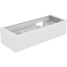 Keuco Edition 11 vasque 31266850100 140 x 35 x 53,5 cm, avec éclairage LED, placage chêne tabac